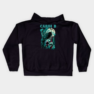 CARDI B RAPPER MUSIC Kids Hoodie